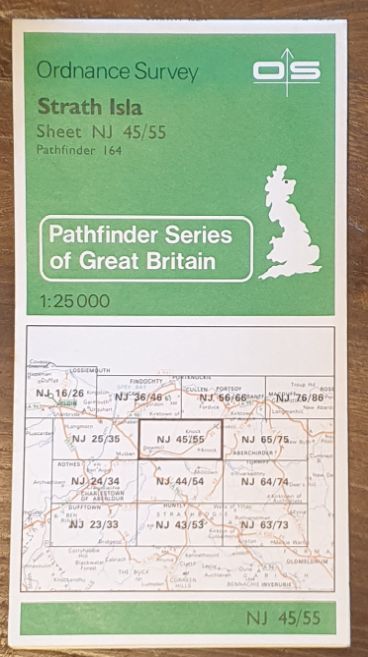 Strath Isla. 1:25000 Map Sheet NJ 45/55 (Pathfinder 164)