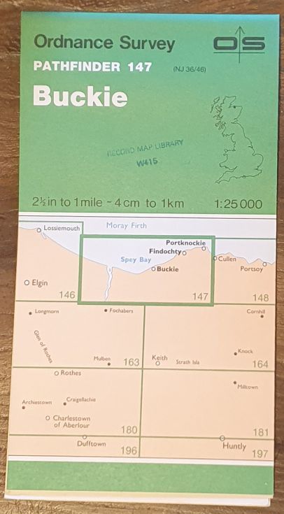 Buckie. 1:25000 Map Pathfinder 147 (NJ 36/46)