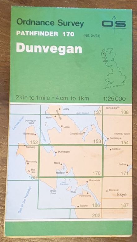 Dunvegan. 1:25000 Map Pathfinder 170 (NG 24/34)