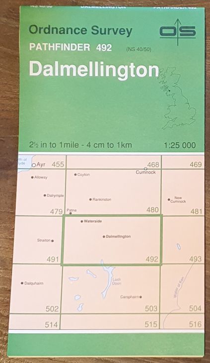 Dalmellington. 1:25000 Map Pathfinder 492 (NS 40/50)