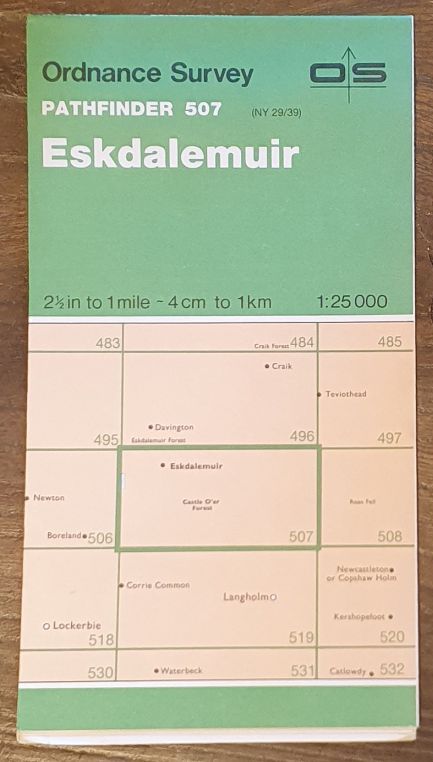 Eskdalemuir. 1:25000 Map Pathfinder 507 (NS 29/39)
