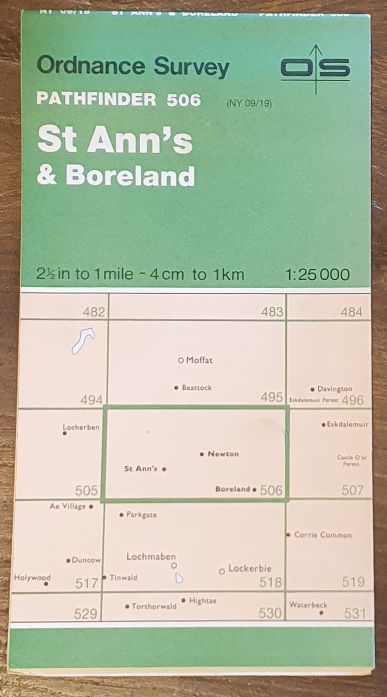 St Ann's & Boreland. 1:25000 Map Pathfinder 506 (NY 09/19)