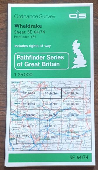 Wheldrake 1:25000 Map, SE 64/74 ( Pathfinder 674)