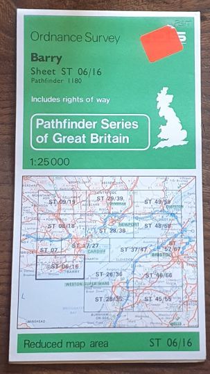 Barry 1:25000 Map, ST 06/16 ( Pathfinder 1180)