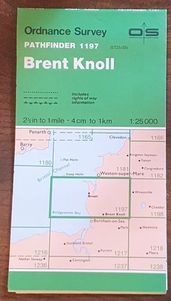 Brent Knoll. 1:25000 Pathfinder Map 1197 (ST 25/35)