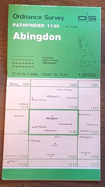 Abingdon. 1:25000 Pathfinder Map 1136 (SU 49/59)