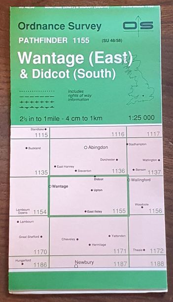 Wantage (East) & Didcot (South). 1:25000 Pathfinder Map 1155 (SU 48/58)