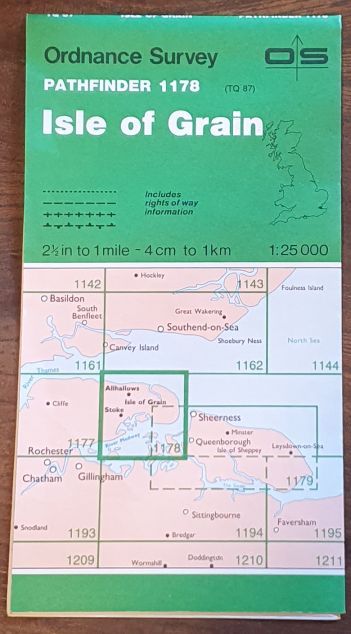 Isle of Grain. 1:25000 Pathfinder Map 1178 (TQ 87)