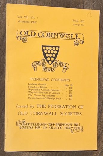 Old Cornwall vol.VI, no.3, Autumn 1962