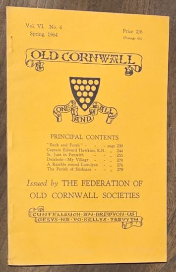 Old Cornwall vol.VI, no.6, Spring 1964