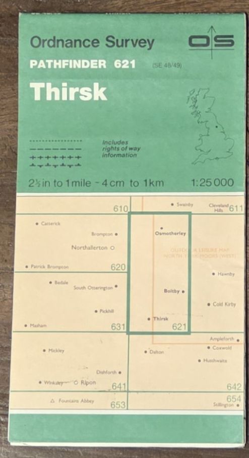 Thirsk. 1:25000 Pathfinder Map 621 (SE48/49)