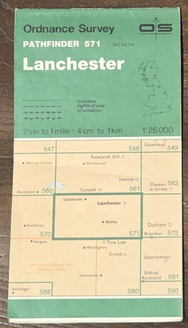 Lanchester. 1:25000 Pathfinder Map 571 (NZ 04/14)