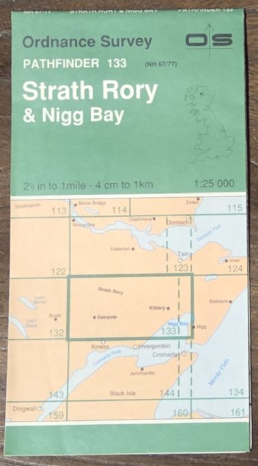 Strath Rory & Nigg Bay. 1:25000 Pathfinder Map 133 (NH 67/77)