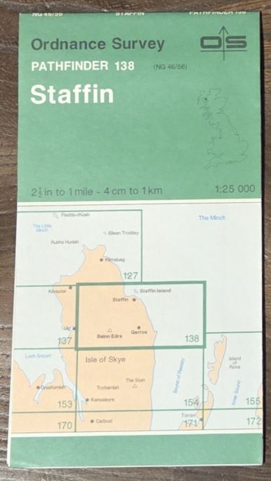 Staffin. 1:25000 Pathfinder Map 138 (NG 46/56)