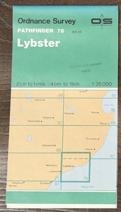 Lybster. 1:25000 Pathfinder Map 78 (ND 23)