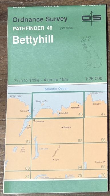 Bettyhill. 1:25000 Pathfinder Map 46 (NC 66/76)