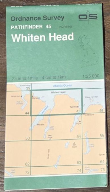 Whiten Head. 1:25000 Pathfinder Map 45 (NC 46/56)