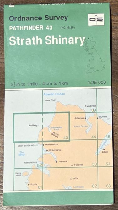 Strath Shinary. 1:25000 Pathfinder Map 43 (NC 16/26)