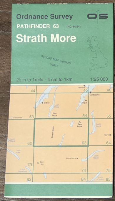 Strath More. 1:25000 Pathfinder Map 63 (NC 44/54)