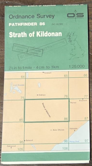 Strath of Kildonan. 1:25000 Pathfinder Map 86 (NC 82/92)