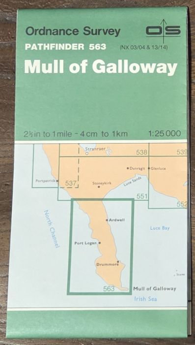 Mull of Galloway. 1:25000 Pathfinder Map 563 (NX 03/04 & 13/14)