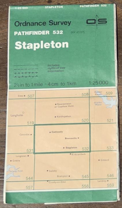 Stapleton. 1:25000 Pathfinder Map 532 (NY 47/57)