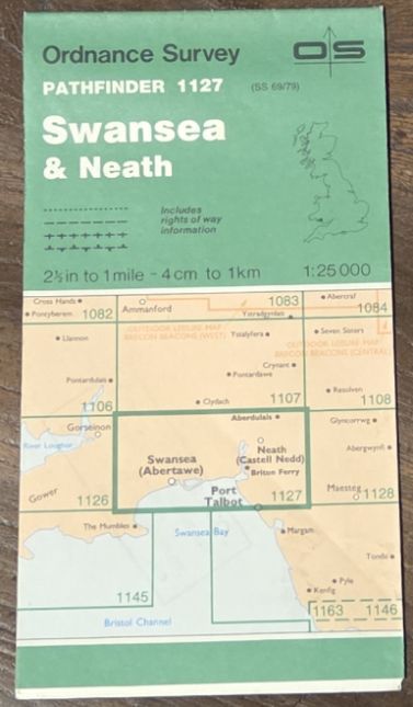 Swansea & Neath. 1:25000 Pathfinder Map 1127 (SS 69/79)