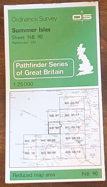 Summer Isles. 1:25000 Map, NB 90 (Pathfinder 101)