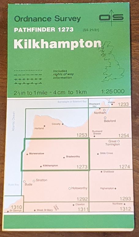 Kilkhampton. 1:25000 Pathfinder Map 1273 (SS 21/31)
