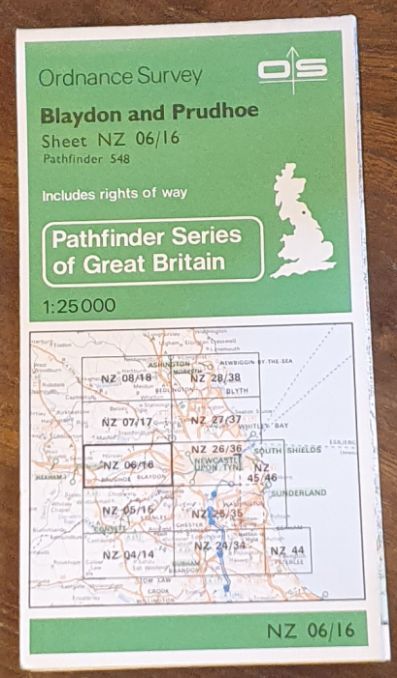Blaydon and Prudhoe. 1:25000 Map, NZ 06/16 (Pathfinder 548)
