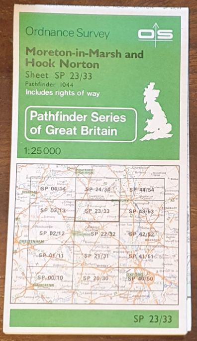 Moreton-in-Marsh and Hook Norton. 1:25000 Map, SP 23/33 (Pathfinder 1044)