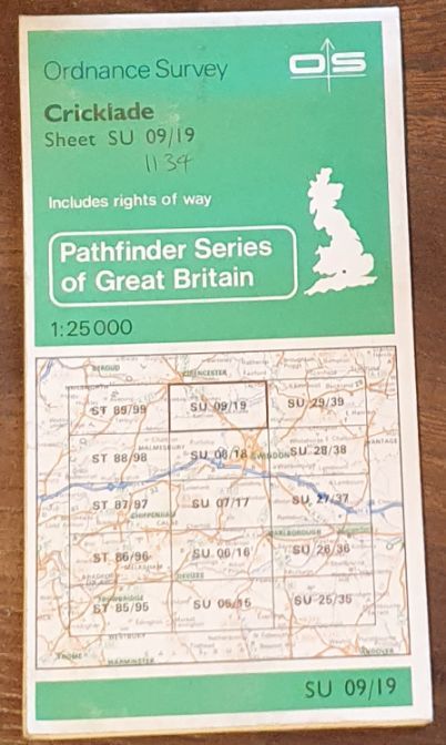 Cricklade. 1:25000 Map, SU 09/19 [Pathfinder 1134]