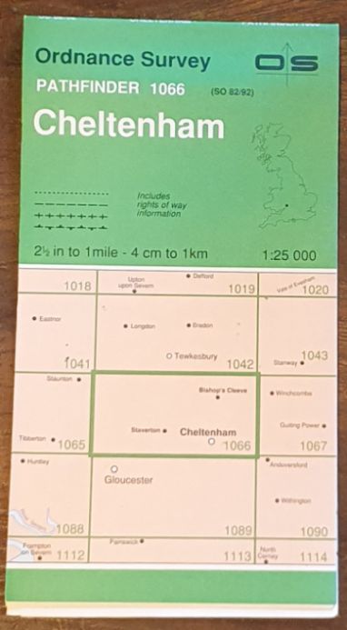 Cheltenham. 1:25000 Pathfinder Map 1066 (SO 82/92)