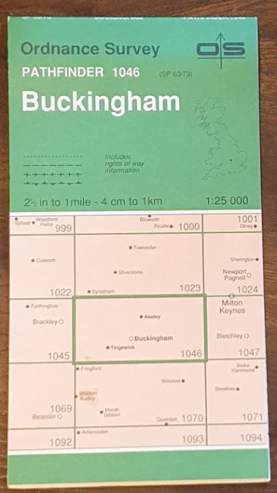 Buckingham. 1:25000 Pathfinder Map 1046 (SP 63/73)