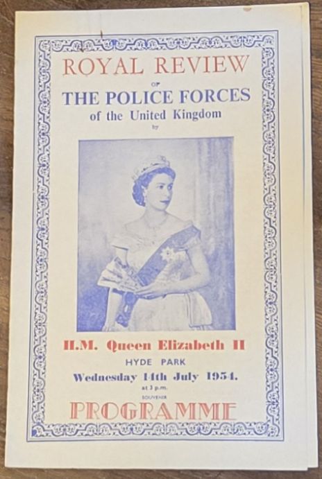 Review of the Police Forces of the United Kingdom by Her Majesty the Queen, 14th July 1954