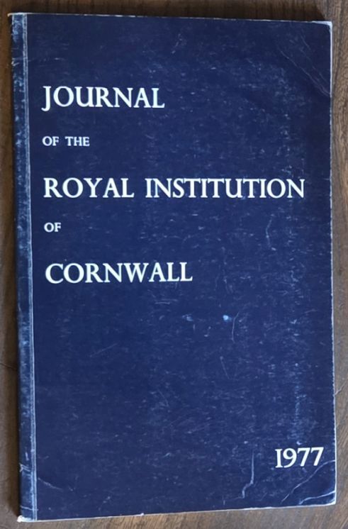 Image for Journal of the Royal Institution of Cornwall 1977 New Series Volume VII Part 4 Journal of the Royal Institution of Cornwall 1977 New Series Volume VII Part 4