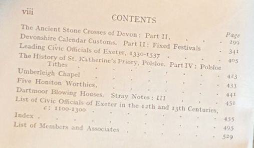 Report and Transactions of the Devonshire Association for the Advancement of Science, Literature and Art Volume LXX [70], Barnstaple, July, 1938