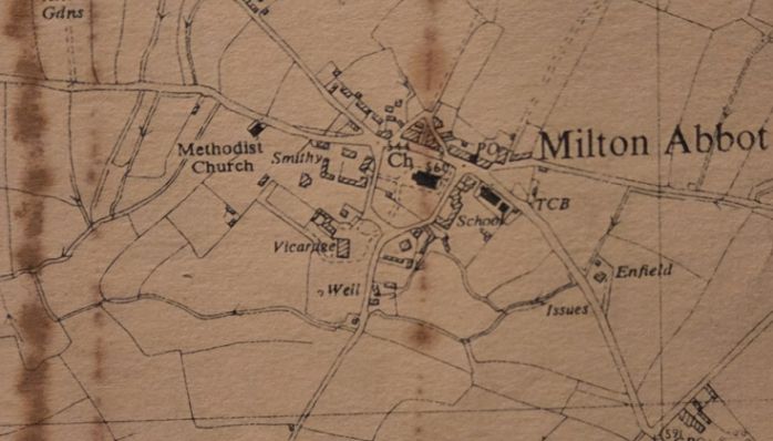 Six inches to 1 mile (1:10,560) map Sheet SX 47 NW [Milton Abbot and Lamerton]