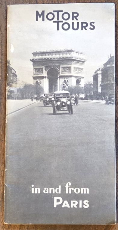 Motor Tours in and from Paris [Three different copies]
