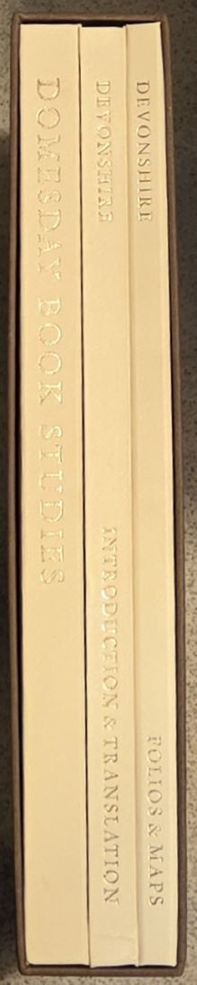 Great Domesday Book: Devonshire: County Edition. Three volumes in slipcase
