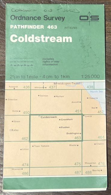 Coldstream. 1:25000 Pathfinder Map 463 (NT 83/93)