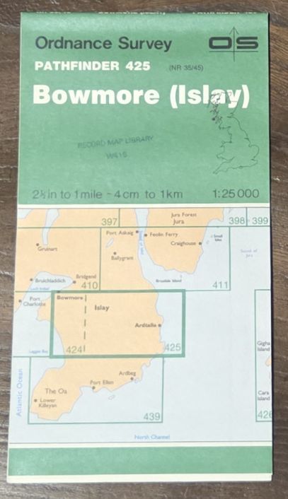 Bowmore (Islay). 1:25000 Pathfinder Map 425 (NR 35/45)