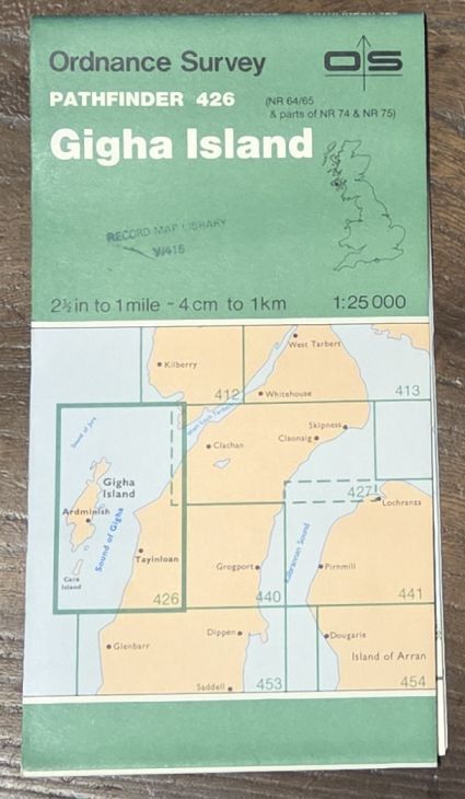 Gigha Island. 1:25000 Pathfinder Map 426 (NR 64/65 & parts of NR 74 & NR 75)