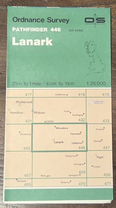 Lanark. 1:25000 Pathfinder Map 446 (NS 84/94)