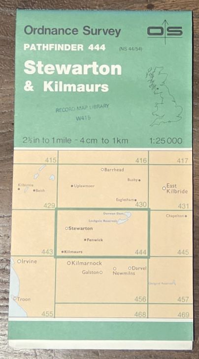 Stewarton & Kilmaurs. 1:25000 Pathfinder Map 444 (NS 44/54)