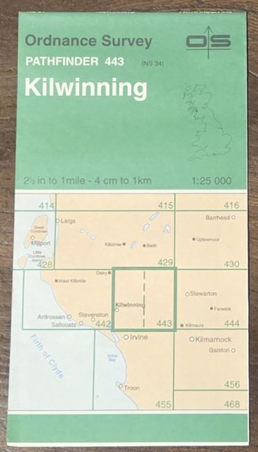 Kilwinning. 1:25000 Pathfinder Map 443 (NS 34)