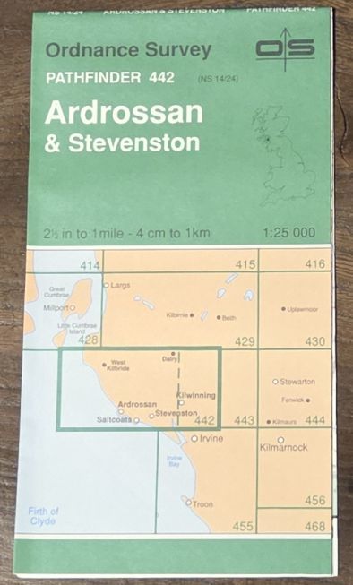 Ardrossan & Stevenston. 1:25000 Pathfinder Map 442 (NS 14/24)