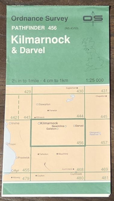 Kilmarnock & Darvel. 1:25000 Pathfinder Map 456 (NS 43/53)