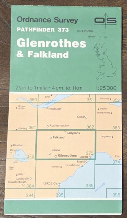 Glenrothes & Falkland. 1:25000 Pathfinder Map 373 (NO 20/30)