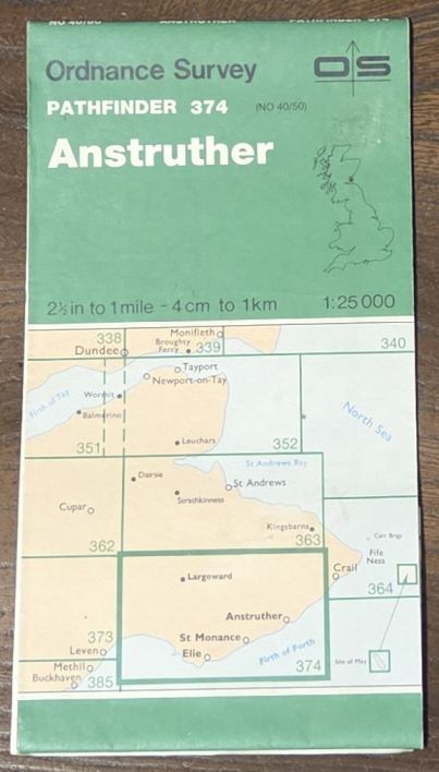 Anstruther. 1:25000 Pathfinder Map 374 (NO 40/50)